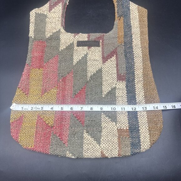 Annahmol Colorful Wool Purse Tote Bag Bohemian Boho Hippie Travel Casual Pockets - Picture 10 of 10